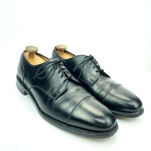 ALLEN EDMONDS CORTLAND Black Leather Lace Up Cap Toe Dress Oxford Shoes Sz 11 B